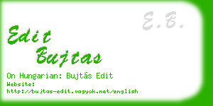 edit bujtas business card